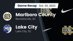Recap: Marlboro County  vs. Lake City  2023