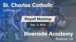 Matchup: St. Charles vs. Riverside Academy 2016