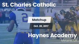 Matchup: St. Charles vs. Haynes Academy  2017