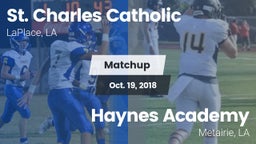 Matchup: St. Charles vs. Haynes Academy  2018