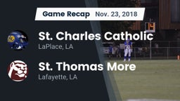 Recap: St. Charles Catholic  vs. St. Thomas More  2018