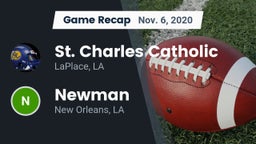 Recap: St. Charles Catholic  vs. Newman  2020