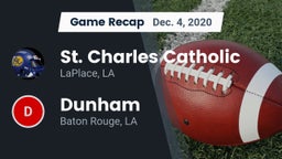 Recap: St. Charles Catholic  vs. Dunham  2020