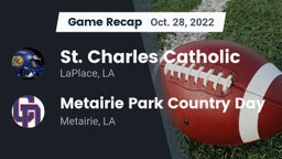Recap: St. Charles Catholic  vs. Metairie Park Country Day  2022