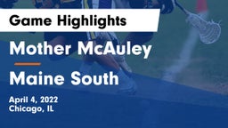 Mother McAuley  vs Maine South  Game Highlights - April 4, 2022