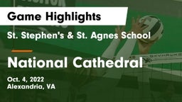 St. Stephen's & St. Agnes School vs National Cathedral Game Highlights - Oct. 4, 2022