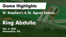 St. Stephen's & St. Agnes School vs King Abdulla Game Highlights - Oct. 6, 2022