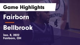 Fairborn vs Bellbrook  Game Highlights - Jan. 8, 2022