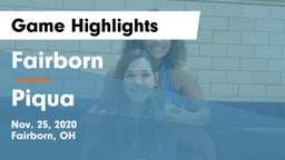 Fairborn vs Piqua  Game Highlights - Nov. 25, 2020