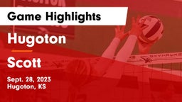 Hugoton  vs Scott  Game Highlights - Sept. 28, 2023
