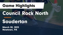 Council Rock North  vs Souderton  Game Highlights - March 30, 2023