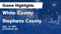 White County  vs Stephens County  Game Highlights - Aug. 12, 2021