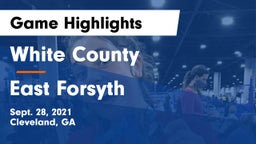 White County  vs East Forsyth  Game Highlights - Sept. 28, 2021
