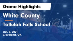 White County  vs Tallulah Falls School Game Highlights - Oct. 5, 2021