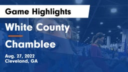 White County  vs Chamblee  Game Highlights - Aug. 27, 2022