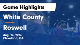White County  vs Roswell  Game Highlights - Aug. 26, 2023