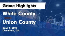 White County  vs Union County  Game Highlights - Sept. 5, 2023