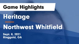 Heritage  vs Northwest Whitfield  Game Highlights - Sept. 8, 2021