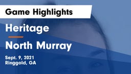 Heritage  vs North Murray Game Highlights - Sept. 9, 2021