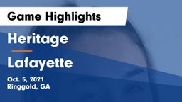 Heritage  vs Lafayette  Game Highlights - Oct. 5, 2021