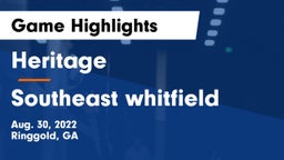 Heritage  vs Southeast whitfield Game Highlights - Aug. 30, 2022