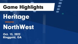 Heritage  vs NorthWest Game Highlights - Oct. 13, 2022