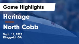 Heritage  vs North Cobb  Game Highlights - Sept. 15, 2023