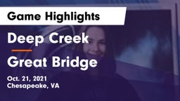 Deep Creek  vs Great Bridge  Game Highlights - Oct. 21, 2021