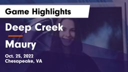 Deep Creek  vs Maury  Game Highlights - Oct. 25, 2022