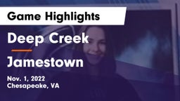 Deep Creek  vs Jamestown  Game Highlights - Nov. 1, 2022