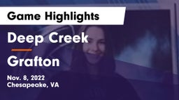 Deep Creek  vs Grafton  Game Highlights - Nov. 8, 2022