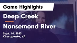 Deep Creek  vs Nansemond River  Game Highlights - Sept. 14, 2023
