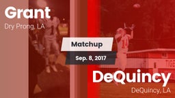 Matchup: Grant  vs. DeQuincy  2017
