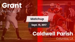 Matchup: Grant  vs. Caldwell Parish  2017