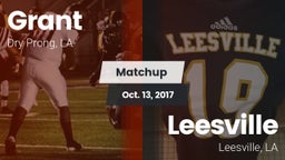 Matchup: Grant  vs. Leesville  2017