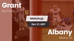Matchup: Grant  vs. Albany  2017