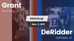 Matchup: Grant  vs. DeRidder  2017