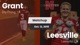 Matchup: Grant  vs. Leesville  2018