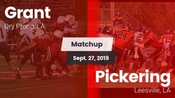 Matchup: Grant  vs. Pickering  2019