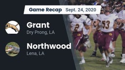 Recap: Grant  vs. Northwood   2020