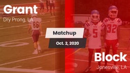 Matchup: Grant  vs. Block  2020