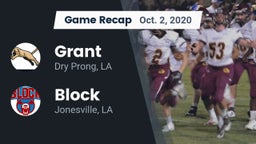Recap: Grant  vs. Block  2020
