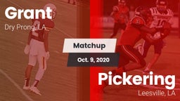 Matchup: Grant  vs. Pickering  2020