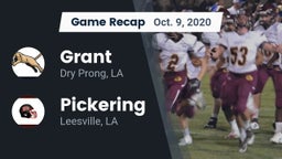 Recap: Grant  vs. Pickering  2020