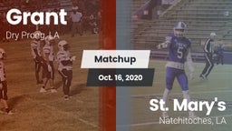Matchup: Grant  vs. St. Mary's  2020