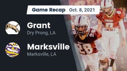 Recap: Grant  vs. Marksville  2021
