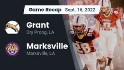 Recap: Grant  vs. Marksville  2022