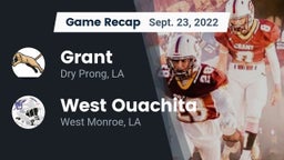 Recap: Grant  vs. West Ouachita  2022