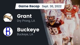 Recap: Grant  vs. Buckeye  2022