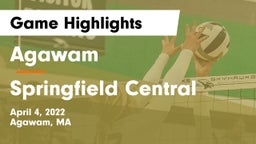 Agawam  vs Springfield Central  Game Highlights - April 4, 2022